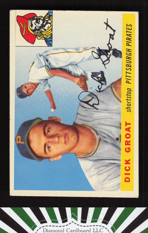 1955 Topps #26 Dick Groat VGEX j, front