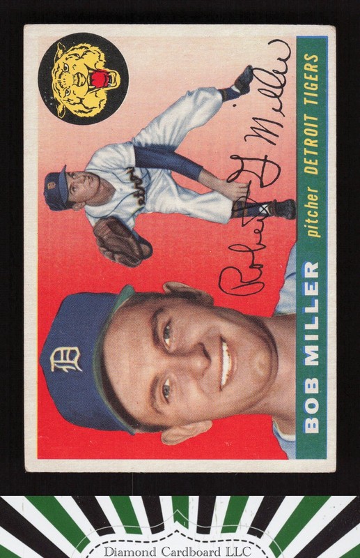 1955 Topps #9 Bob Miller VG+ g, front