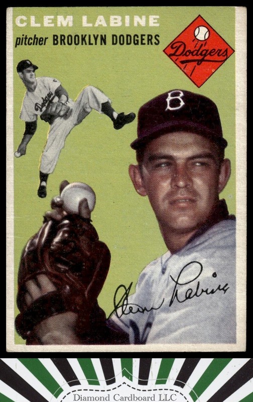 1954 Topps #121 Clem Labine GD+ k, front