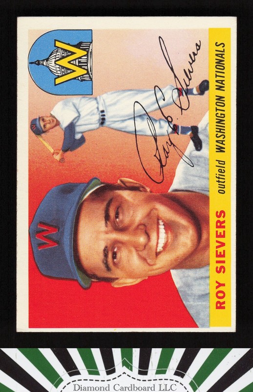 1955 Topps #16 Roy Sievers VGEX r, front