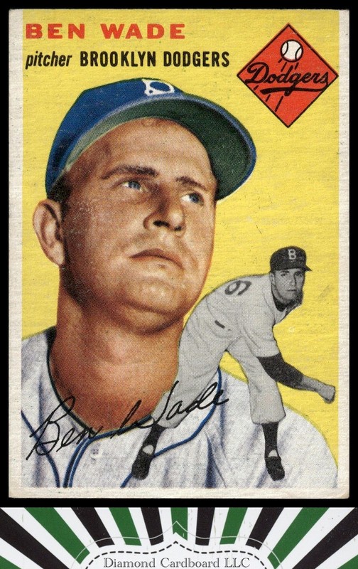 1954 Topps #126 Ben Wade VGEX g, front