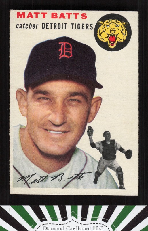 1954 Topps #88 Matt Batts VGEX b, front