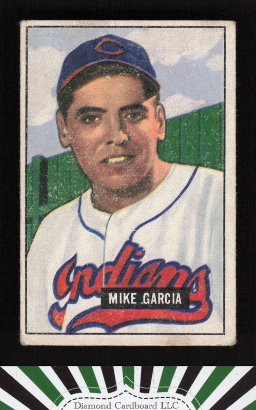 1951 Bowman #150 Mike Garcia VG, front