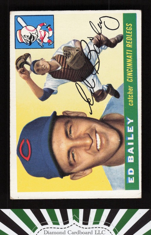 1955 Topps #69 Ed Bailey VG+ c, front
