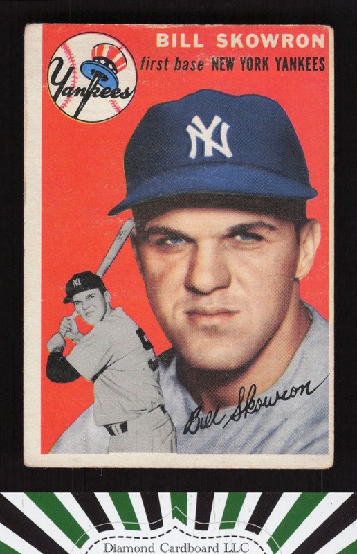 1954 Topps #239 Bill Skowron GD+ j, front