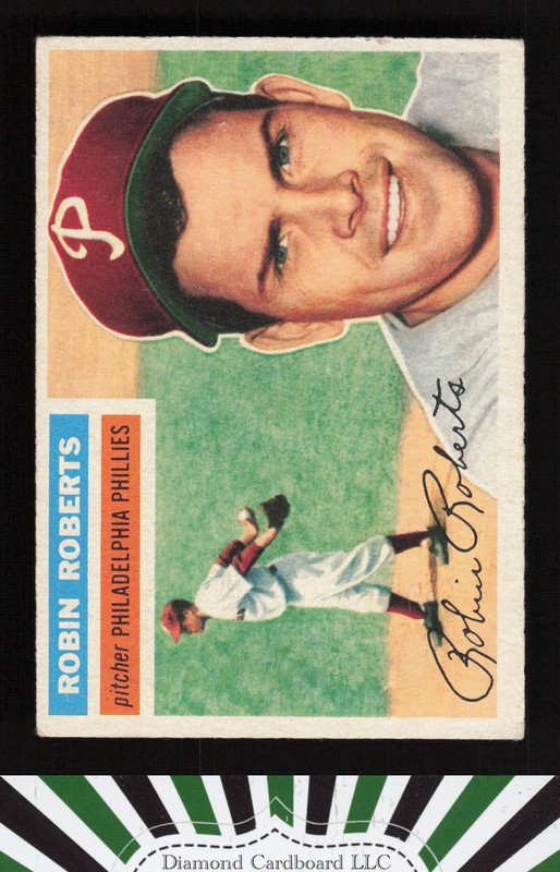 1956 Topps #180 Robin Roberts VGEX d, front