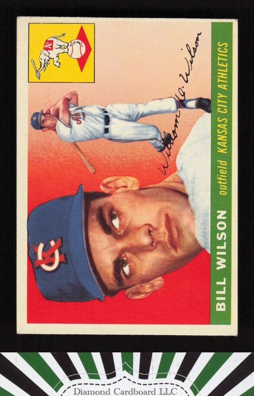 1955 Topps #86 Bill Wilson VGEX u, front