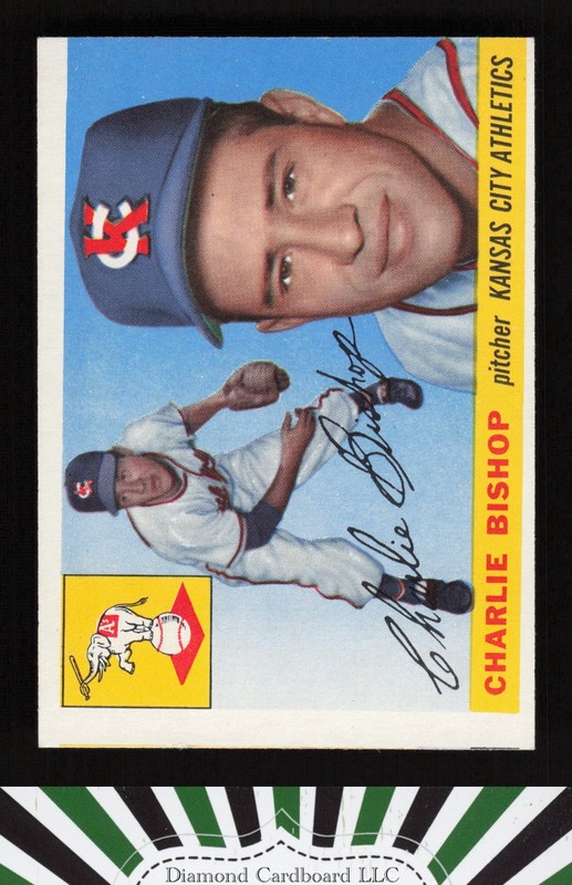 1955 Topps #96 Charlie Bishop EX (MC) a, front