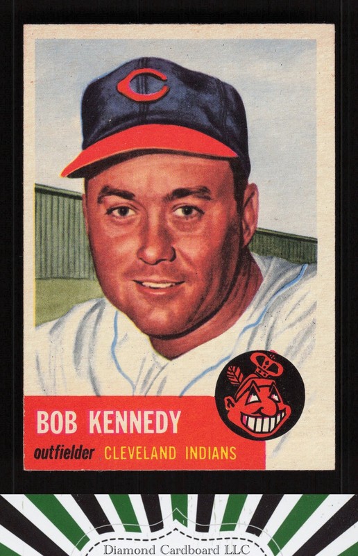 1953 Topps #33 Bob Kennedy VGEX+ c, front