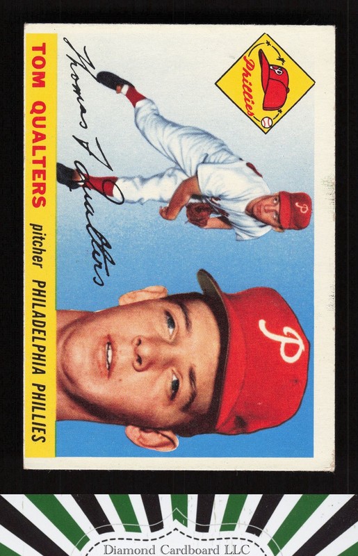 1955 Topps #33 Tom Qualters VGEX(MC) f, front