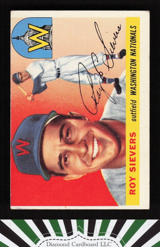 1955 Topps #16 Roy Sievers VGEX (MC) i, front