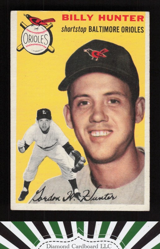 1954 Topps #48 Billy Hunter VGEX [CENTERED] a, front