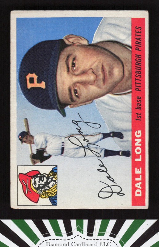 1955 Topps #127 Dale Long VGEX m, front