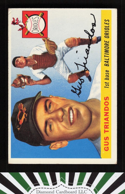1955 Topps #64 Gus Triandos VGEX d, front
