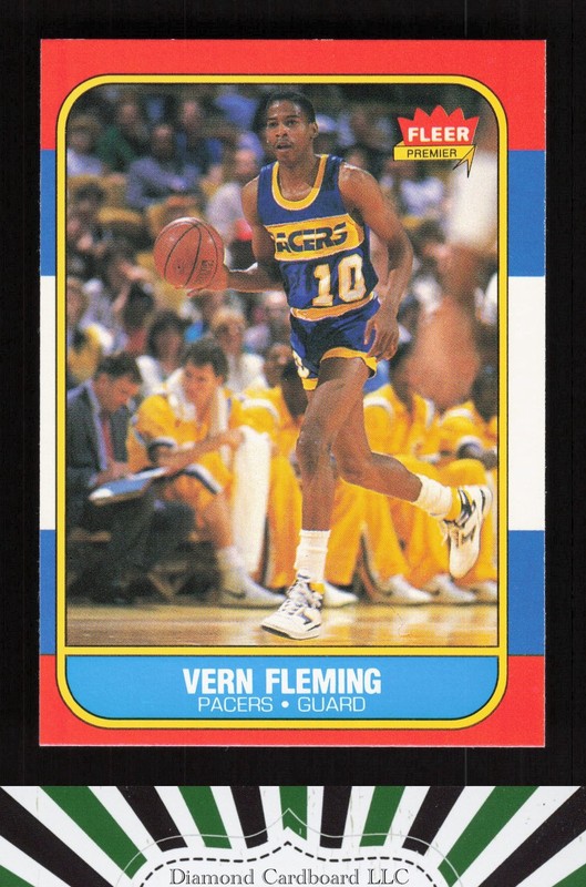 1986-87 Fleer #33 Vern Fleming EXMT, front