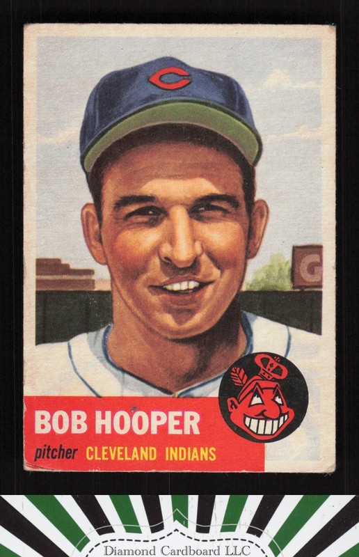 1953 Topps #84 Bob Hooper VG a, front