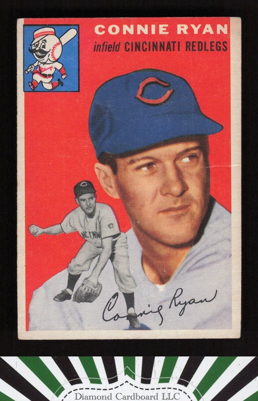 1954 Topps #136 Connie Ryan GD+ d, front