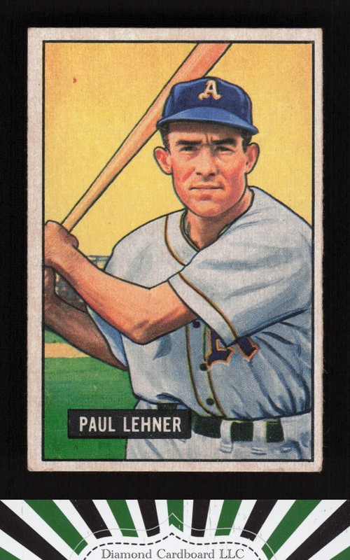 1951 Bowman #8 Paul Lehner VG+, front