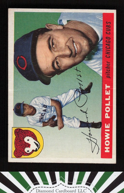 1955 Topps #76 Howie Pollet GD a, front
