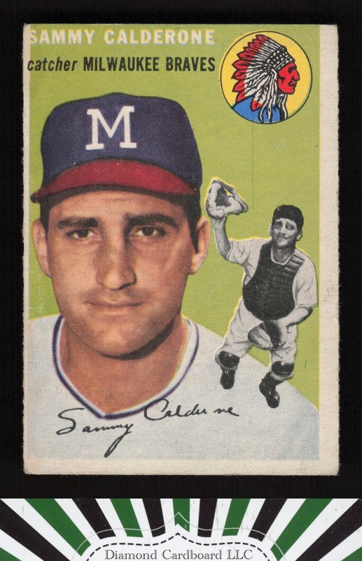 1954 Topps #68 Sammy Calderone VG c, front