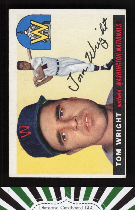 1955 Topps #141 Tom Wright VGEX k, front