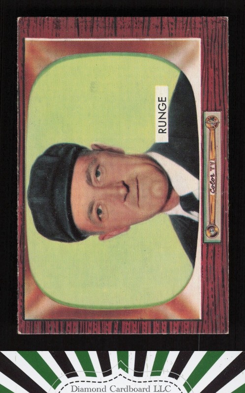 1955 Bowman #277 Ed Runge EX, front