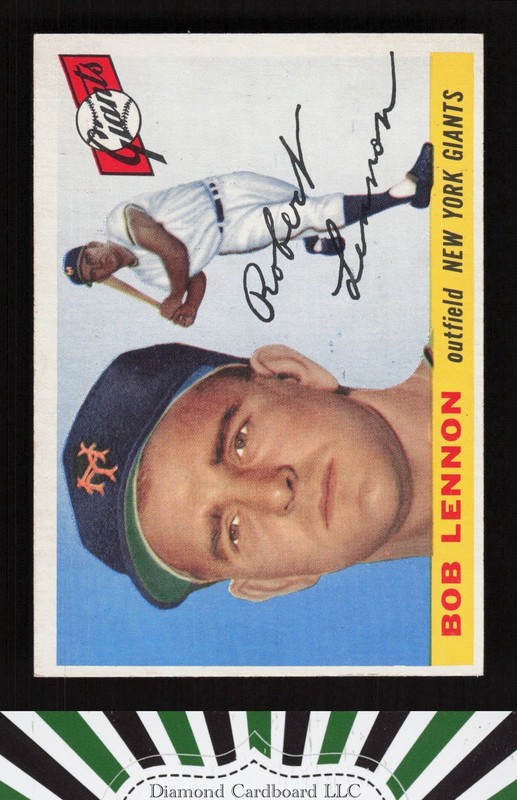 1955 Topps #119 Bob Lennon EX n, front