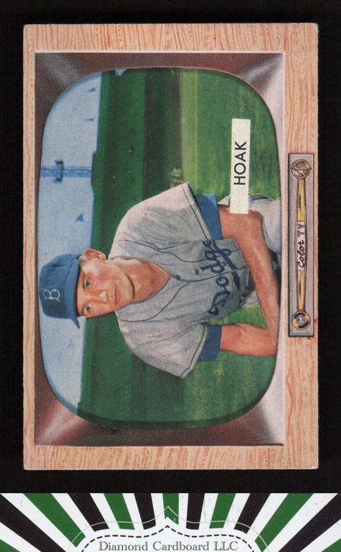 1955 Bowman #21 Don Hoak VGEX+, front