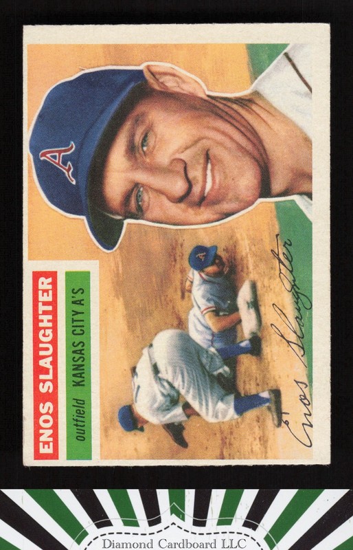 1956 Topps #109 Enos Slaughter VGEX t, front