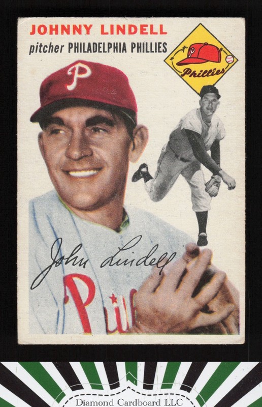 1954 Topps #51 Johnny Lindell VGEX c, front