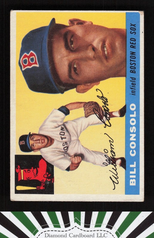 1955 Topps #207 Bill Consolo VG b, front