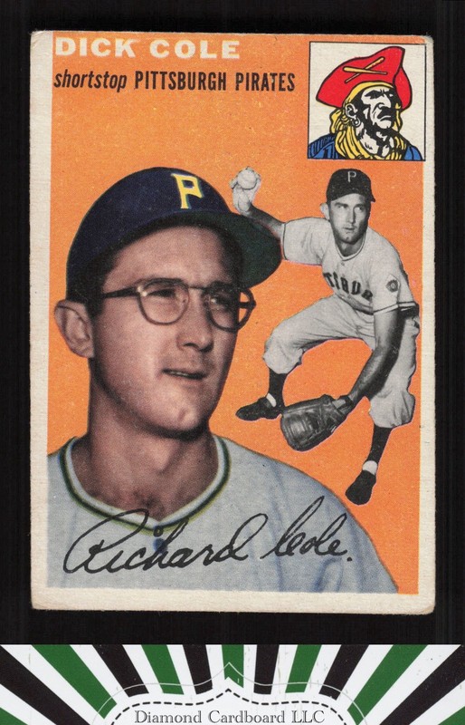 1954 Topps #84 Dick Cole VG c, front