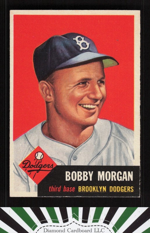 1953 Topps #85 Bobby Morgan VGEX h, front