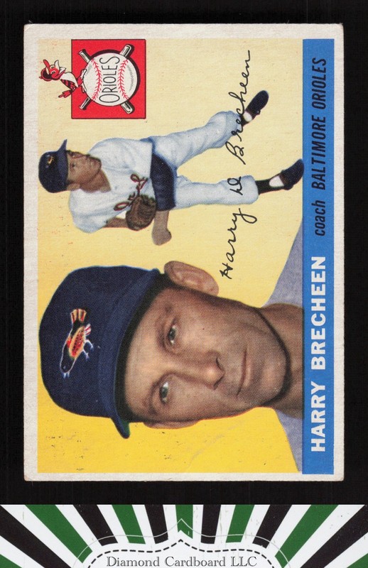 1955 Topps #113 Harry Brecheen VG a, front