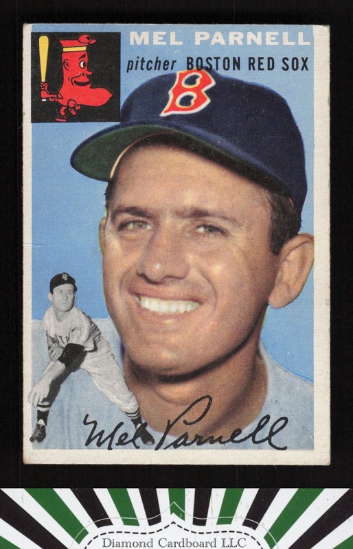 1954 Topps #40 Mel Parnell VG c, front
