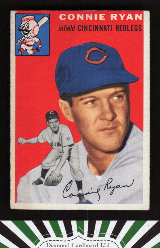 1954 Topps #136 Connie Ryan VGEX o, front