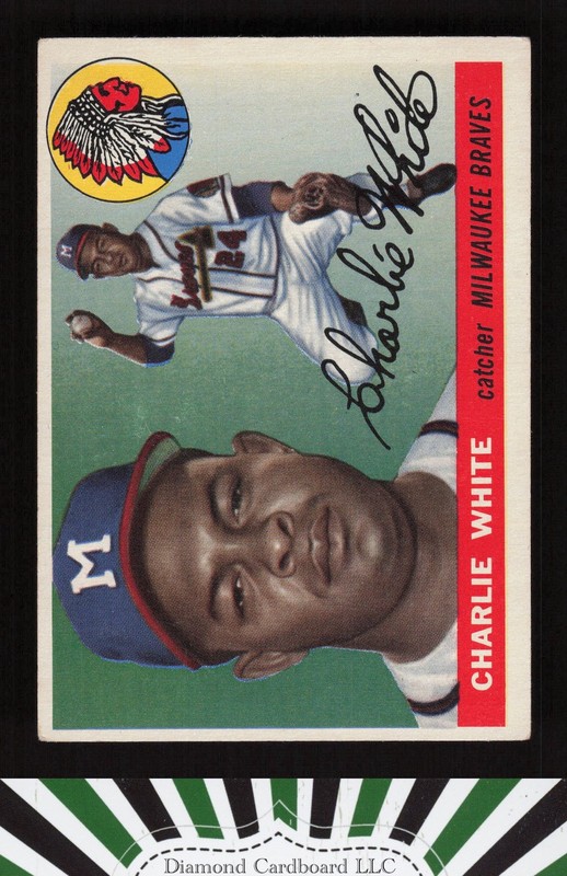 1955 Topps #103 Charlie White VGEX c, front
