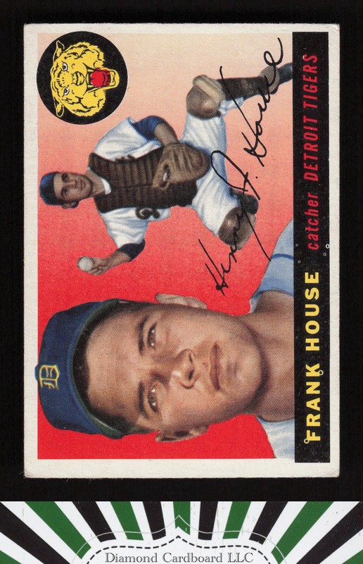 1955 Topps #87 Frank House VG b, front