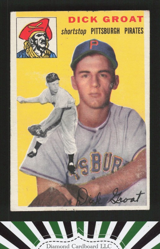 1954 Topps #43 Dick Groat VGEX (MK) c, front