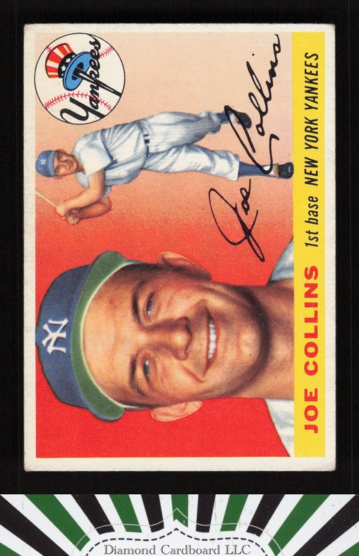 1955 Topps #63 Joe Collins VGEX h, front