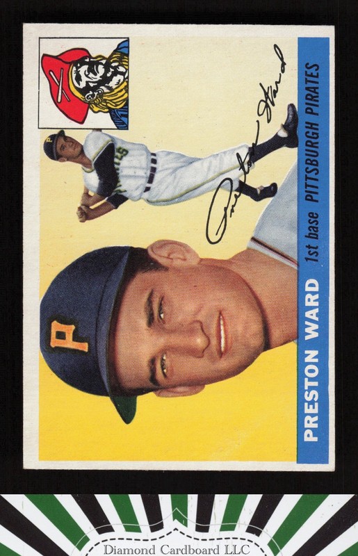1955 Topps #95 Preston Ward VGEX+ g, front