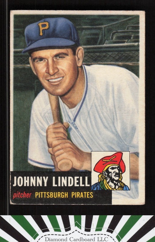 1953 Topps #230 Johnny Lindell GD+ c, front