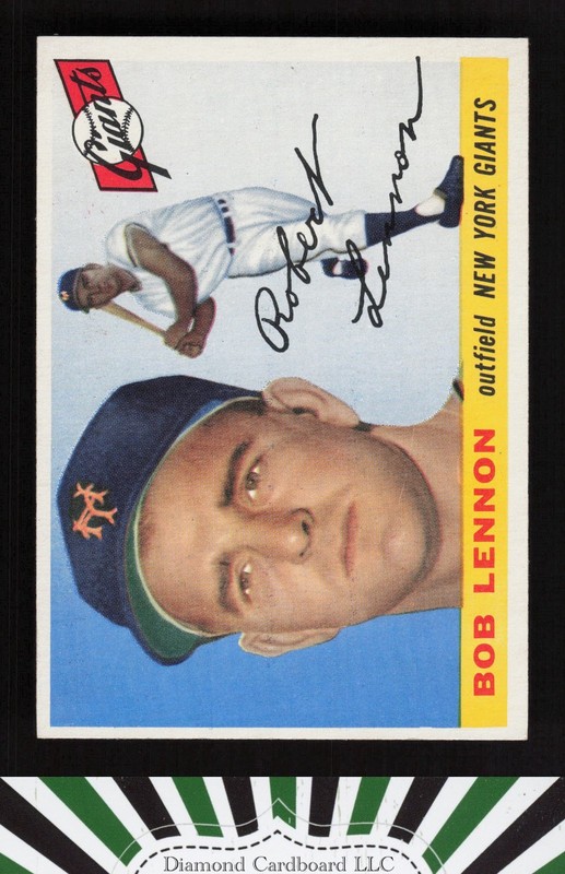 1955 Topps #119 Bob Lennon EXMT+ a, front