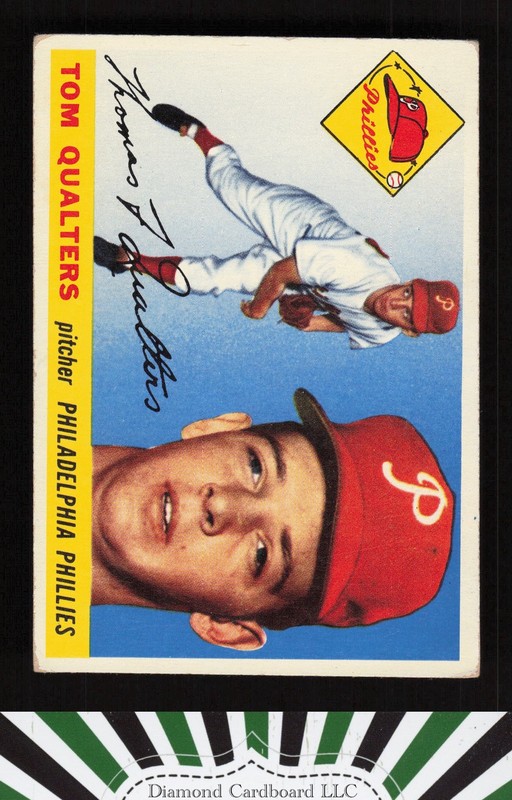 1955 Topps #33 Tom Qualters VG+ n, front