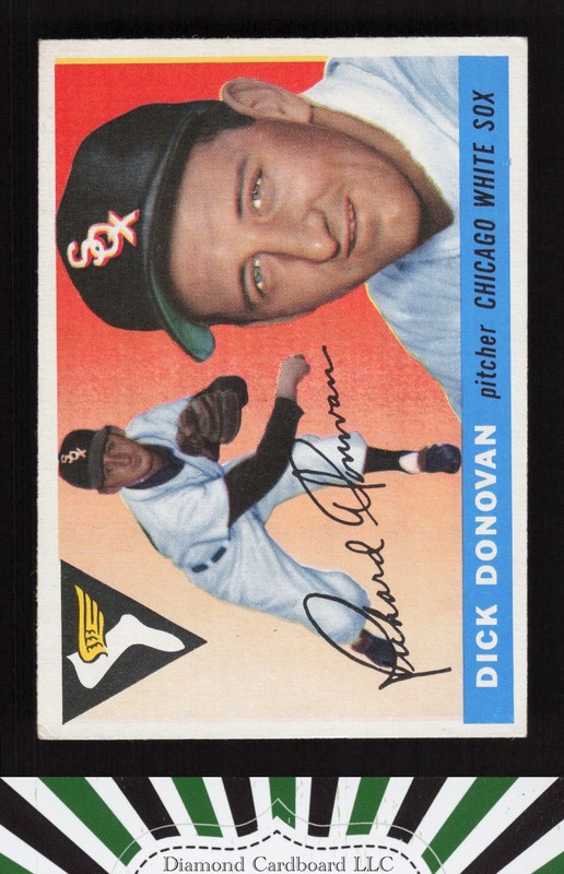 1955 Topps #146 Dick Donovan EX+ j, front