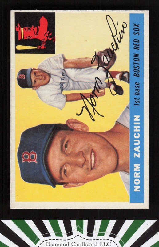 1955 Topps #176 Norm Zauchin EXMT g, front