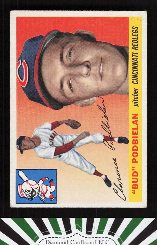 1955 Topps #153 Bud Podbielan VGEX f, front