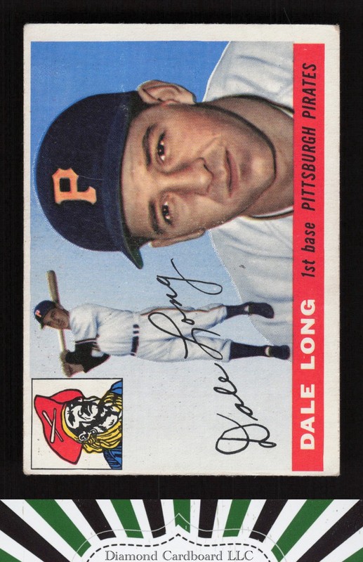 1955 Topps #127 Dale Long VGEX g, front
