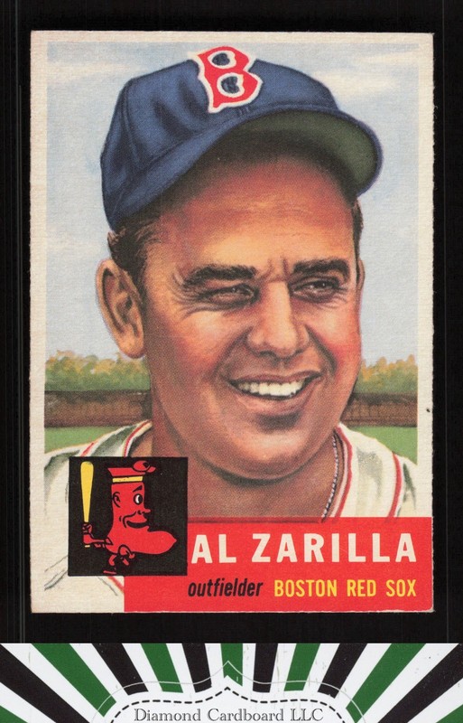 1953 Topps #181 Al Zarilla VGEX f, front