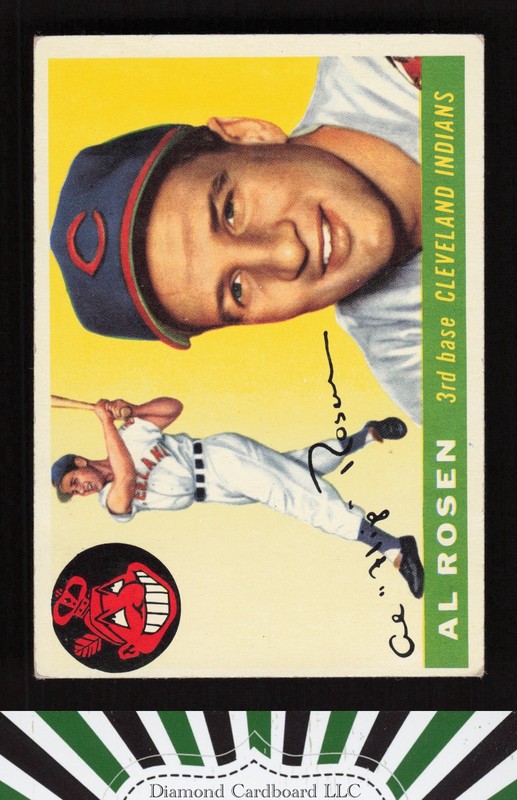 1955 Topps #70 Al Rosen VGEX l, front